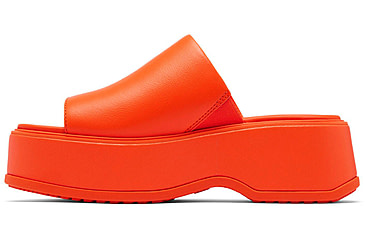Image of Sorel Dayspring Slide Sandal - Womens, Optimized Orange/Optimized Orange, 9.5, 2069741-862-9.5