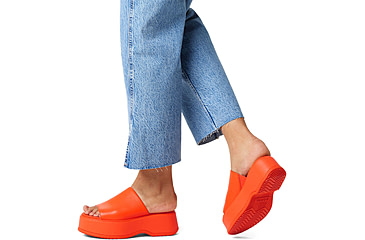 Image of Sorel Dayspring Slide Sandal - Womens, Optimized Orange/Optimized Orange, 9.5, 2069741-862-9.5