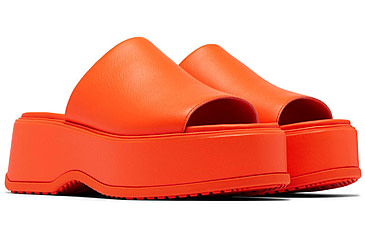 Image of Sorel Dayspring Slide Sandal - Womens, Optimized Orange/Optimized Orange, 9.5, 2069741-862-9.5
