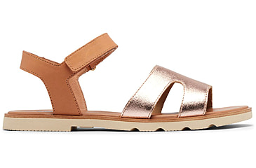 Image of Sorel Ella III Ankle Strap - Womens, Honest Beige/Honey White, 7.5, 2076821-246-7.5