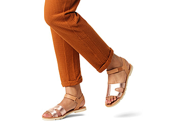 Image of Sorel Ella III Ankle Strap - Womens, Honest Beige/Honey White, 7.5, 2076821-246-7.5