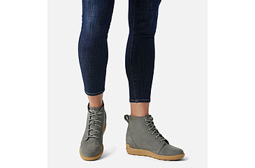 Image of Sorel Evie LI Lace Boots - Womens, Quarry/Gum 17, 8US, 2048641052-8