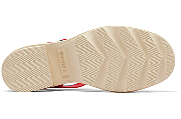 Image of Sorel Joanie Heel Ankle Strap Sandals - Womens, Red Glo/Honey White, 9, 2069761-617-9
