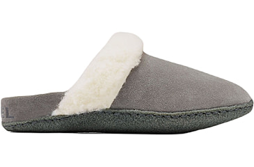 Image of Sorel Nakiska Slide LI Slippers - Womens, Quarry/Grill, 6US, 1902881053-6