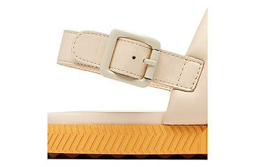 Image of Sorel Ona Streetworks Go-To Flat Sandal - Womens, Honey White/Yellow Ray, 9.5, 2070231-292-9.5