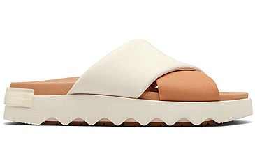 Image of Sorel VIIbe Crisscross Slide - Womens, Honest Beige/Chalk, 9.5, 2076811-246-9.5