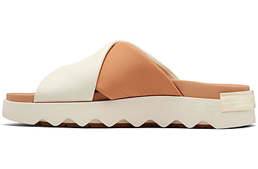 Image of Sorel VIIbe Crisscross Slide - Womens, Honest Beige/Chalk, 9.5, 2076811-246-9.5