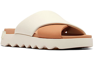 Image of Sorel VIIbe Crisscross Slide - Womens, Honest Beige/Chalk, 9.5, 2076811-246-9.5