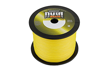 Image of Spiderwire DuraBraid Superline, 0.009in/0.23mm, 20lb/9kg, 3000yd/2743m, 8lb, Hi-Vis Yellow, SDB20Y-3000