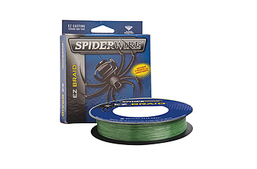 Image of Spiderwire EZ Braid Superline, 0.007in/0.17mm, 10lb/4.5kg, 300yd/274m, 3lb, Moss Green, SEZB10G-300