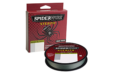 Image of Spiderwire Stealth Superline, 0.005in/0.12mm, 6lb/2.7kg, 300yd/274m, 1lb, Moss Green, SCS6G-300