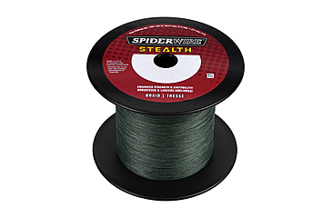 Image of Spiderwire Stealth Superline, 0.007in/0.17mm, 8lb/3.6kg, 1500yd/1371m, 2lb, Moss Green, SS8G-1500