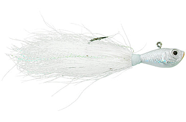 Image of Spro Prime Bucktail Jig 1oz, 6/0 Hook, White, SBTJW-1