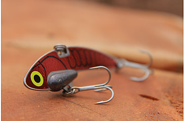 Image of SteelShad 3/8 oz Blade Bait, Red/Crawfish, SSL-10005