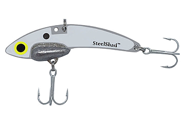 Image of SteelShad 3/8 oz Blade Bait, White Shad, SSL-10062