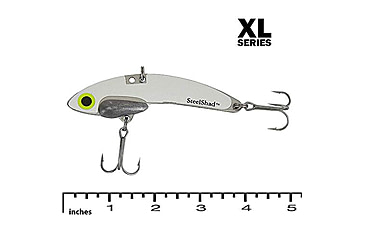 Image of SteelShad XL Bait, 3/4 Oz, White Shad, SSL-10063