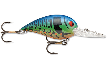 Image of Storm Original Wiggle Wart 05 Hard Bait, Blue Tiger Craw, V173
