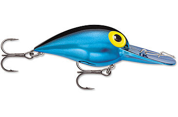Image of Storm Original Wiggle Wart 05 Hard Bait, Metallic Blue / Black Back, V102