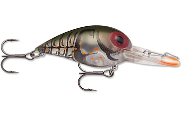 Image of Storm Original Wiggle Wart 05 Hard Bait, Phantom Green Crayfish, V86