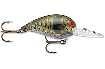 Image of Storm Original Wiggle Wart 05 Hard Bait, Phantom Green Purple Craw, V169