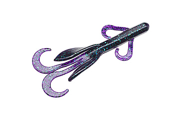 Image of Strike King KVD Perfect Plastics Game Hawg, Soft Plastic Creature Fishing Lure, Junebug, 4in, 8-Pack, GH4-42, GH4-42