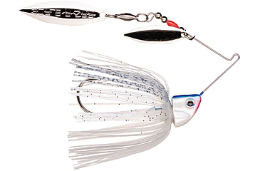 Image of Strike King Burner Spinnerbait, Blue Shad, 1/4oz, 1 Pack, BURN14-209S