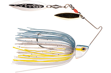 Image of Strike King Burner Spinnerbait, Sexy Shad, 1/4oz, 1 Pack, BURN14-590GS