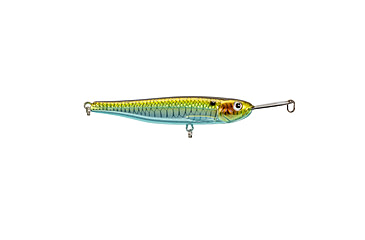 Image of Strike King Evader 90 Topwater Baits, Chrome Herring, 9cm/3.5in, HCEV90-862