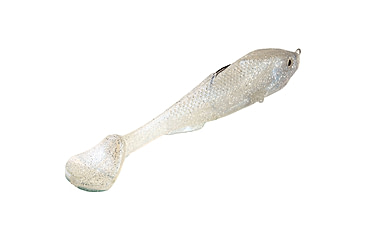 Image of Strike King Final Copy Weedless Softbait, 1 pack, 4.75in, Pearl, 12-36057