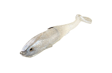 Image of Strike King Final Copy Weedless Softbait, 1 pack, 6in, Pearl, 12-36067