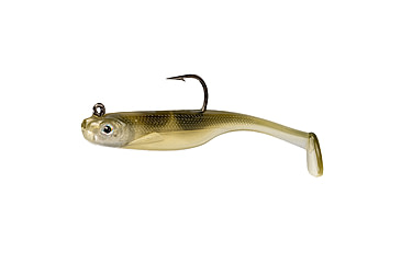 Image of Strike King Homing Minnow Softbait, 3 pack, 2.5in, 1/4oz, AYU, 12-36127