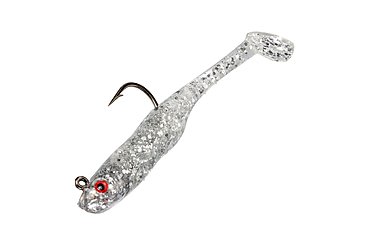 Image of Strike King Homing Minnow Softbait, 3 pack, 2.5in, 1/4oz, Carolina Chrome, 12-36126