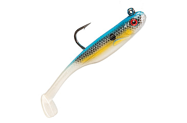 Image of Strike King Homing Minnow Softbait, 3 pack, 2.5in, 1/4oz, Sexy Shad, 12-36128