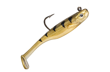 Image of Strike King Homing Minnow Softbait, 3 pack, 2.5in, 1/4oz, Sugar Daddy, 12-36125