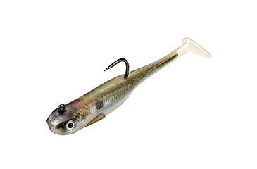 Image of Strike King Homing Minnow Softbait, 3 pack, 2.5in, 1/4oz, Natural Shad, 12-36199