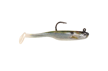 Image of Strike King Homing Minnow Softbait, 3 pack, 2.5in, 1/4oz, Natural Shad, 12-36199