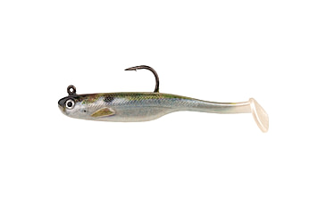 Image of Strike King Homing Minnow Softbait, 3 pack, 2.5in, 1/4oz, Natural Shad, 12-36199