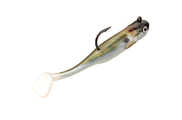 Image of Strike King Homing Minnow Softbait, 3 pack, 2.5in, 1/4oz, Natural Shad, 12-36199