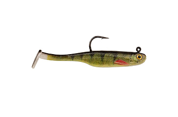 Image of Strike King Homing Minnow Softbait, 3 pack, 2.5in, 1/8oz, Yellow Perch, 12-36216