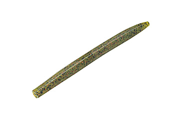 Image of Strike King KVD Perfect Plastics Ocho Fishing Lure, Soft Plastic Stickbait, Watermelon Seed w/ Red Flake, 5in, 8-Pack, OCHO5-18, OCHO5-18