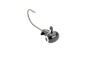 Image of Strike King Mr. Crappie Sausage Head Jig Head, 25 Pack, Black, 1/16oz, MRCSH25P116-10