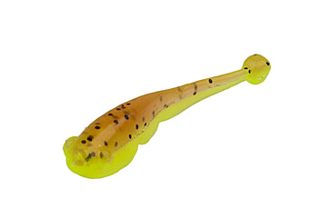 Image of Strike King Mr. Crappie Teen-Zee Fry Swimbait, Pumpkin with Chartreuse Tail, 5/8in, MRCTZFRY-48