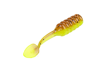 Image of Strike King Mr. Crappie Teen-Zee Slabalicious Swimbait, Pumpkin with Chartreuse Tail, 5/8in, MRCTZSLC-48