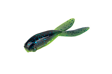 Image of Strike King Mr. Crappie Teen-Zee Tails Swimbait, Junebug Chartreuse, 5/8in, MRCTZTL-188