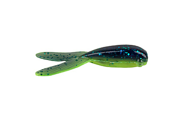 Image of Strike King Mr. Crappie Teen-Zee Tails Swimbait, Junebug Chartreuse, 5/8in, MRCTZTL-188