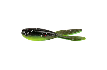 Image of Strike King Mr. Crappie Teen-Zee Tails Swimbait, Tuxedo Black Chartreuse, 5/8in, MRCTZTL-183