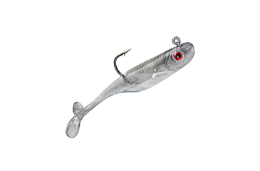 Image of Strike King Pinger Minnow Softbait, 3 pack, 2.5in, 1/4oz, Ghost Shad, 12-36153