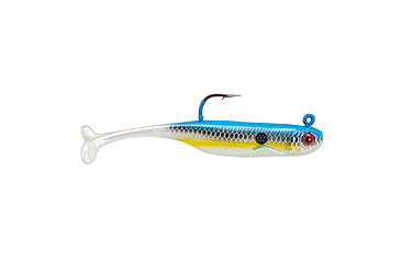 Image of Strike King Pinger Minnow Softbait, 3 pack, 2.5in, 1/8oz, Sexy Shad, 12-36148