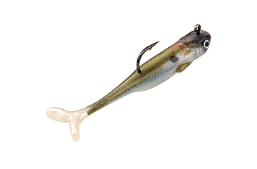 Image of Strike King Pinger Minnow Softbait, 3 pack, 3in, 1/8oz, Natural Shad, 12-36192