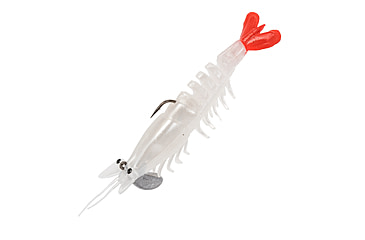 Image of Strike King Pre-Rigged Tidal Shrimp 1/4oz, Boxer, 4.25in, PRSSW425-136
